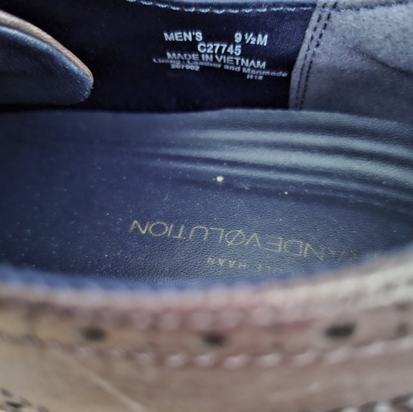 Cole Haan Men's Leather Men’s Casual Brogue Sneakers  Brown & Camouflage - Picture 9 of 13